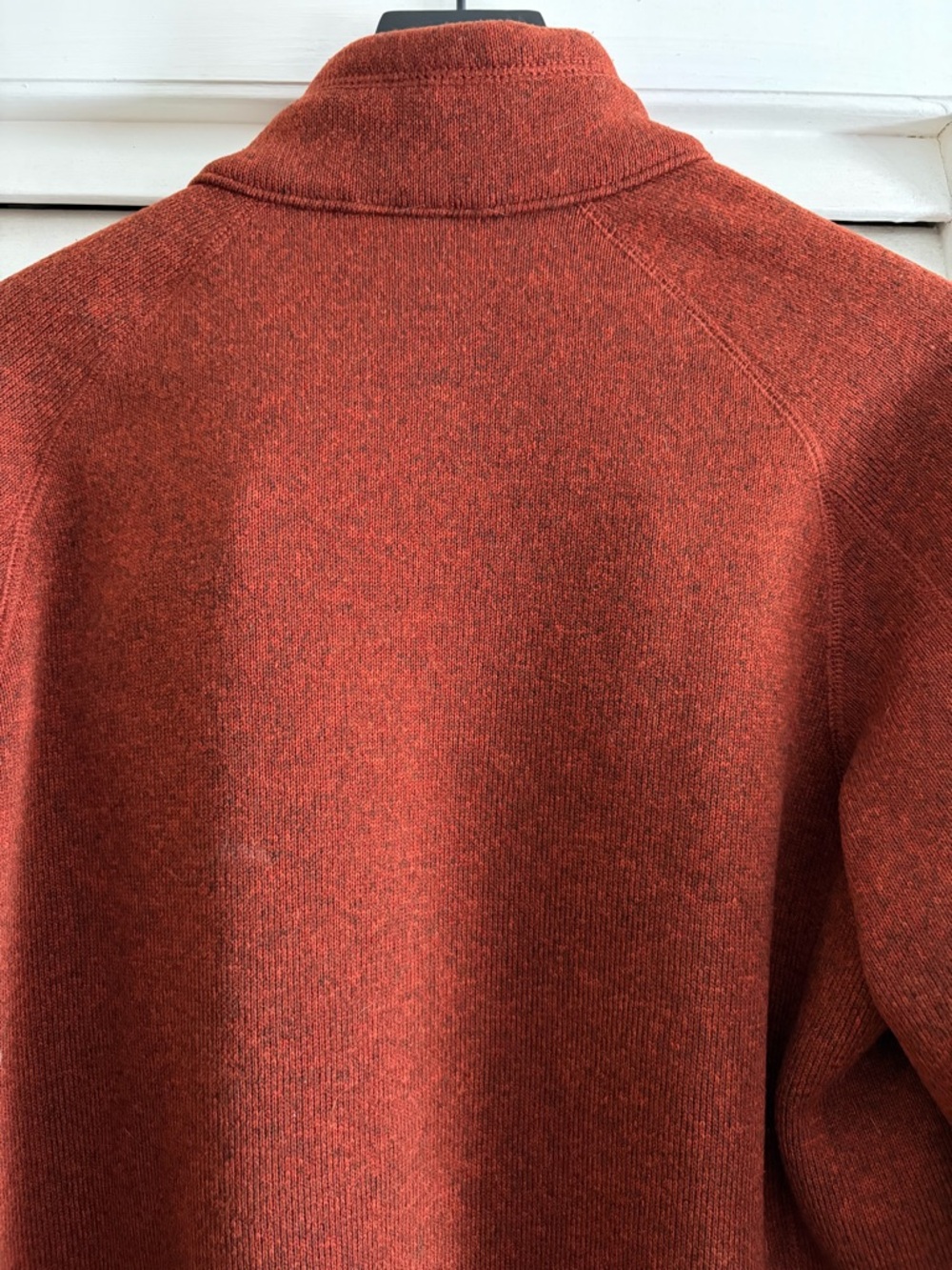Patagonia Burnt Orange Full-Zip Fleece Jacket - Picture 6 of 8